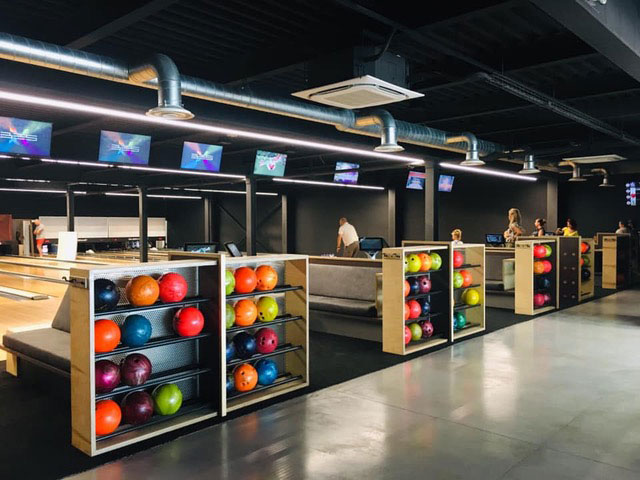 Le bowling du complexe Galaxy